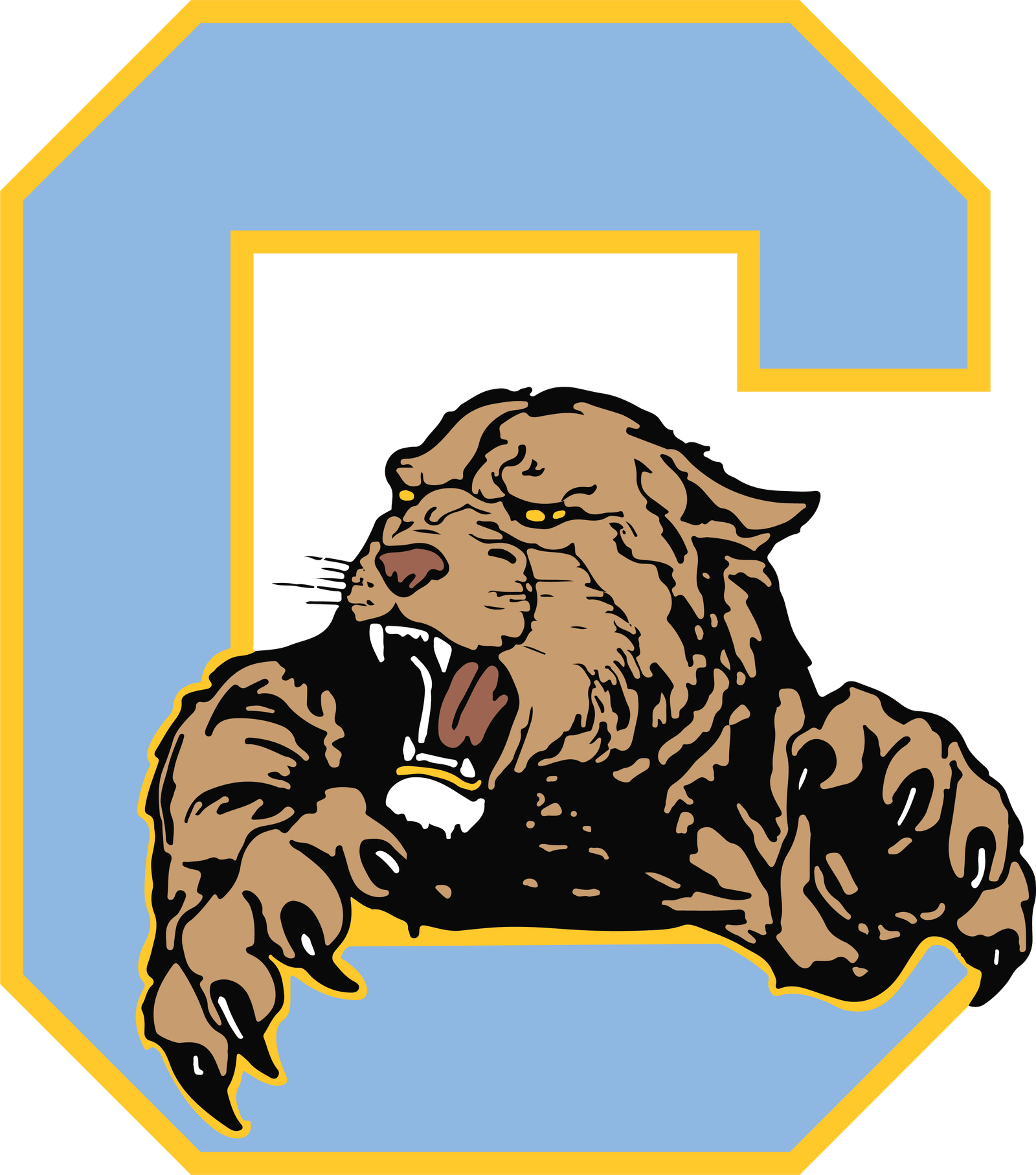 CHS Block C Full Color Cougar Logo Image