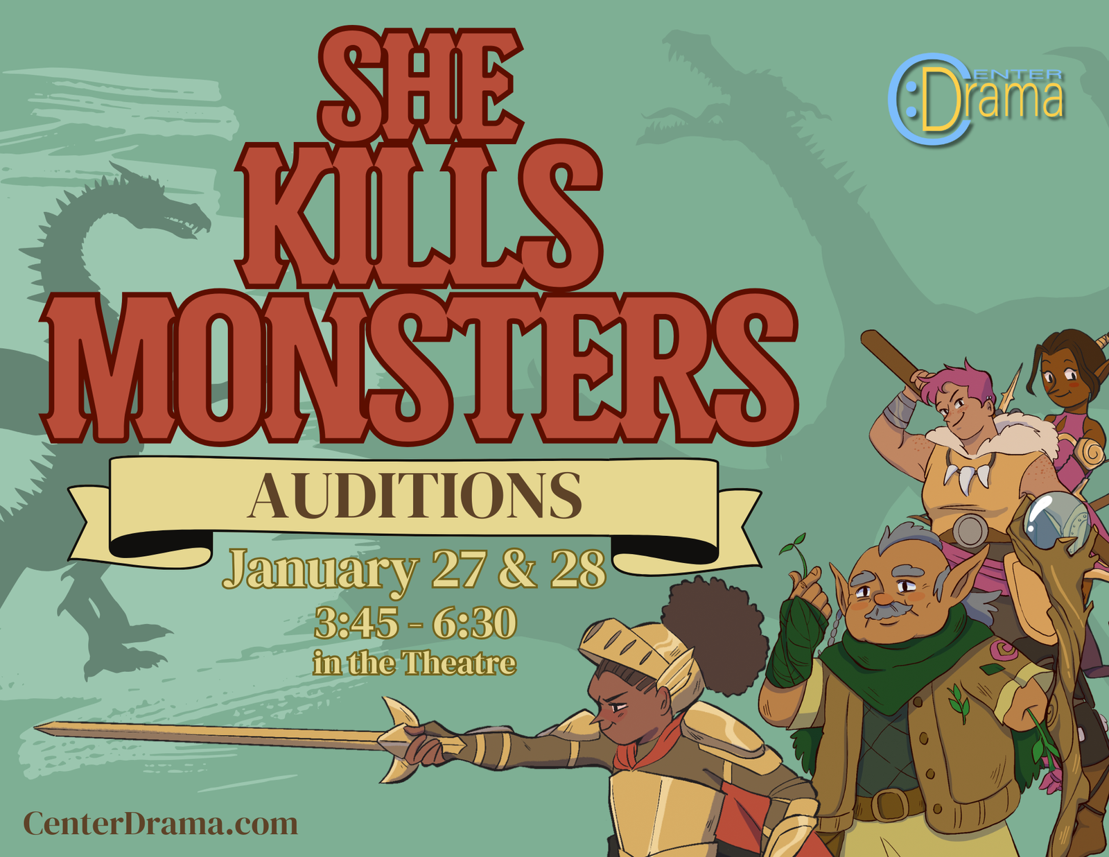 She Kills Monsters AUDITIONS